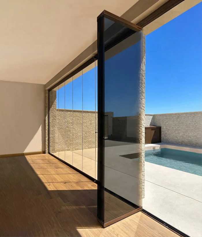 Cortinas de cristal cerramiento